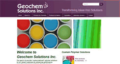 Desktop Screenshot of geochemsolutions.com